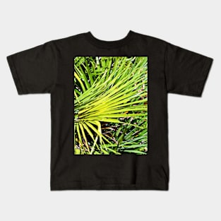 Green Palm Sound Kids T-Shirt